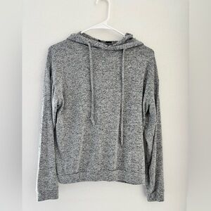 Nasty Gal Heather Gray Knit Top